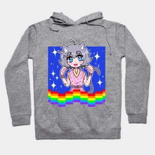 Nyan cat girl Hoodie